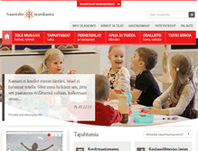 Tablet Screenshot of naantalinseurakunta.fi